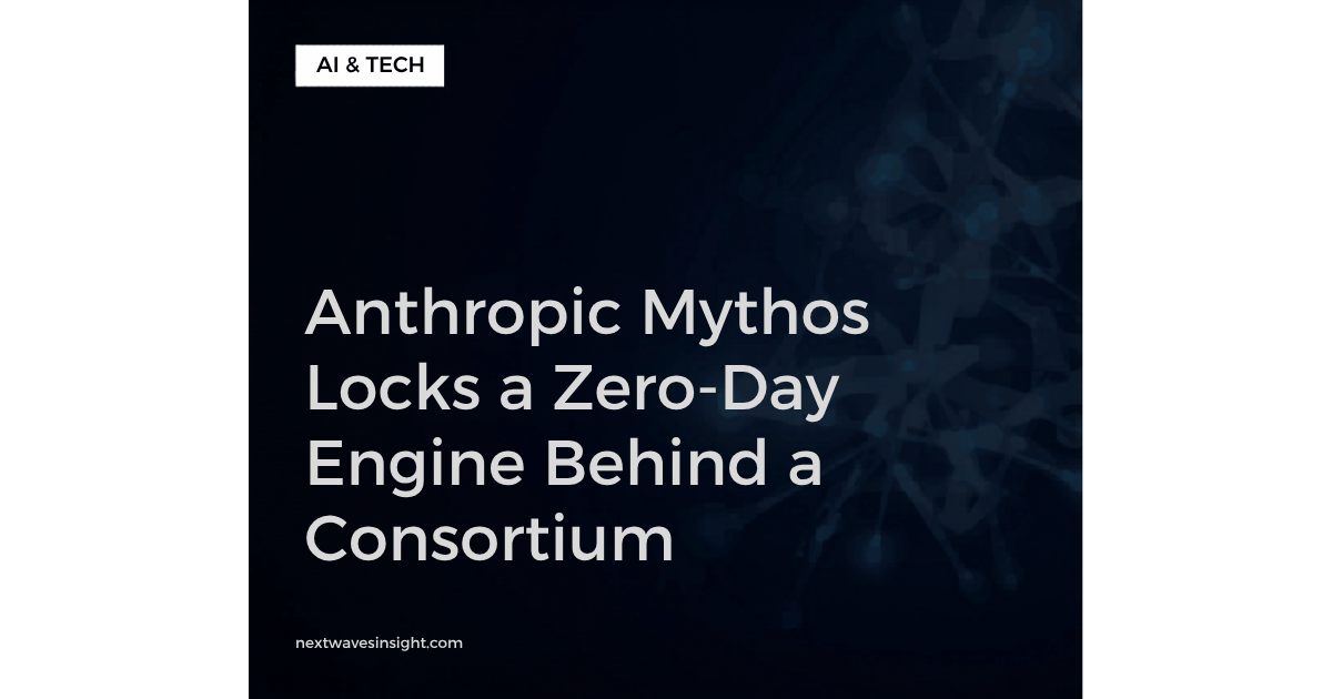 Visualisation of AI-assisted vulnerability discovery across a software dependency graph — illustrating Anthropic Mythos cybersecurity research