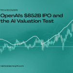 OpenAI IPO valuation enterprise implications — financial chart showing AI company revenue growth trajectory toward public market listing