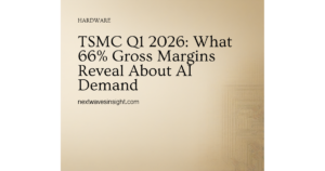 TSMC Q1 2026 gross margins AI infrastructure demand — semiconductor earnings signal