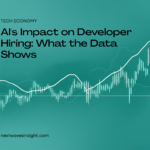 AI impact on software developer hiring 2026 — job postings decline and salary premium for AI-fluent developers