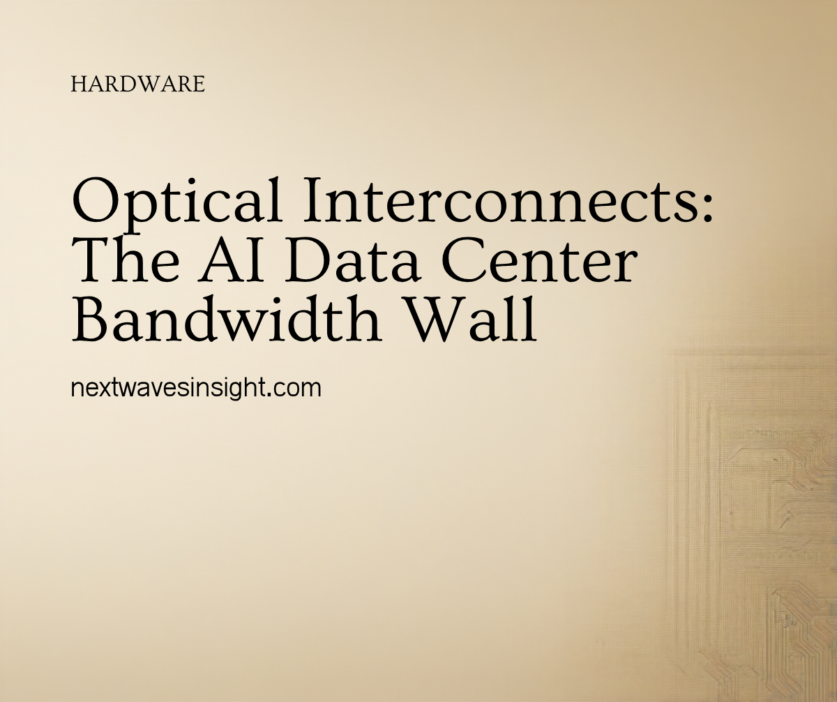 Silicon photonics and co-packaged optics in AI data center infrastructure — optical interconnects bandwidth wall