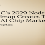 TSMC advanced node semiconductor wafer under clean-room lighting — tsmc node roadmap 2029 AI chip production